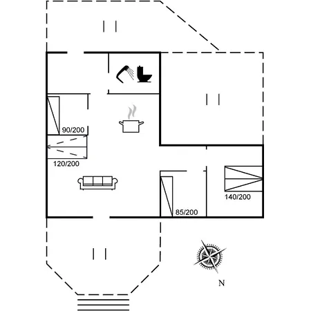 بيت للعطل Astrath - 10m From The Sea By Interhome نْيوبورغ